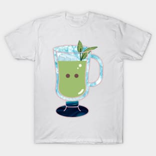 Cute matcha kawaii green drink T-Shirt